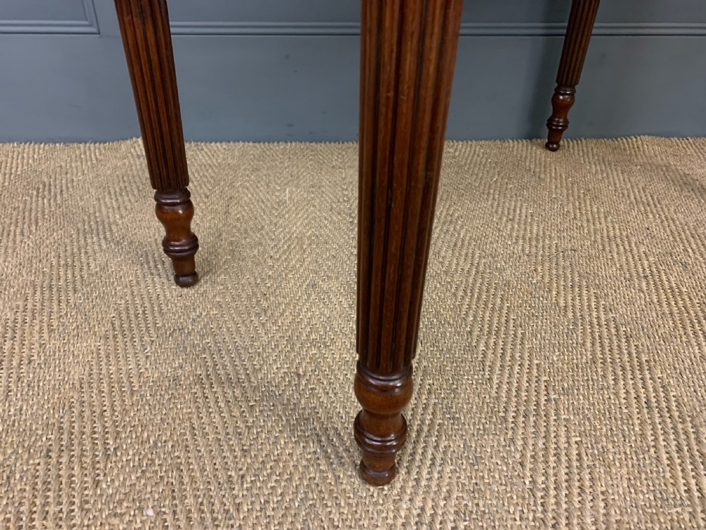 Pair of 19th Century Flame Mahogany Card Tables View XX