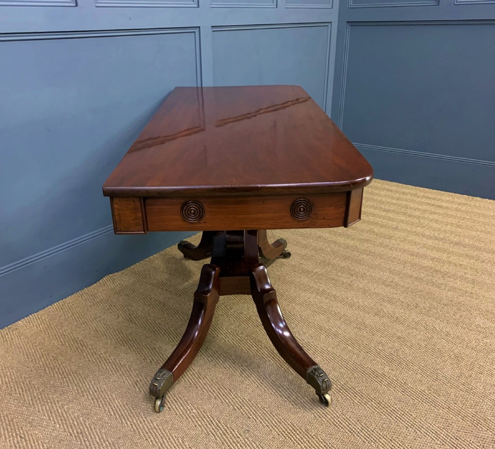 Pair of Georgian Mahogany Console Tables View V