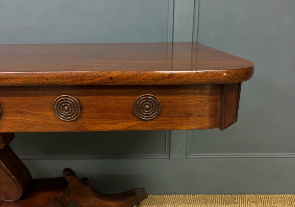 Pair of Georgian Mahogany Console Tables View XIV