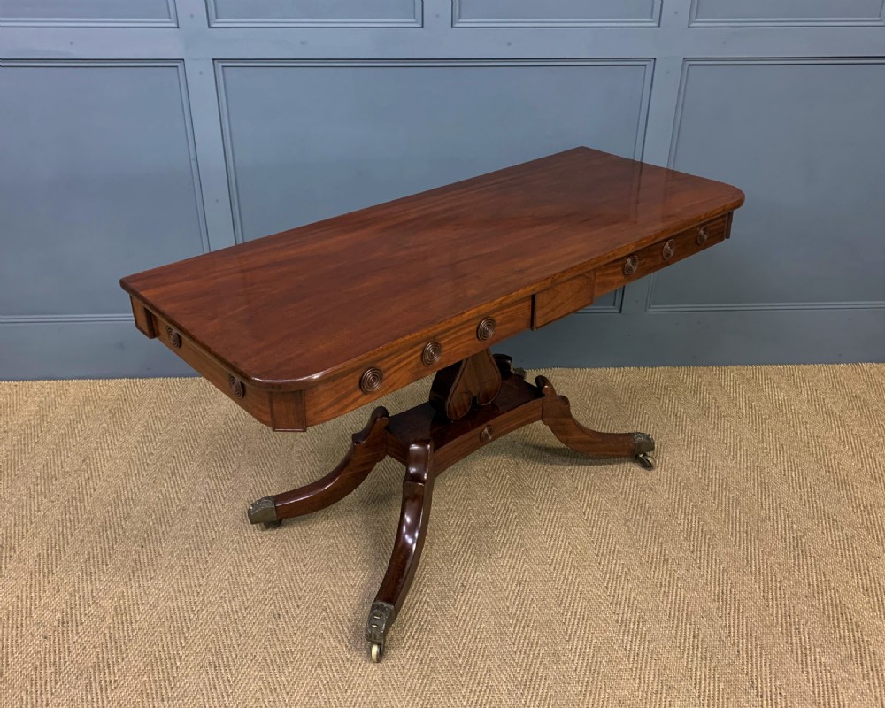 Pair of Georgian Mahogany Console Tables View XV