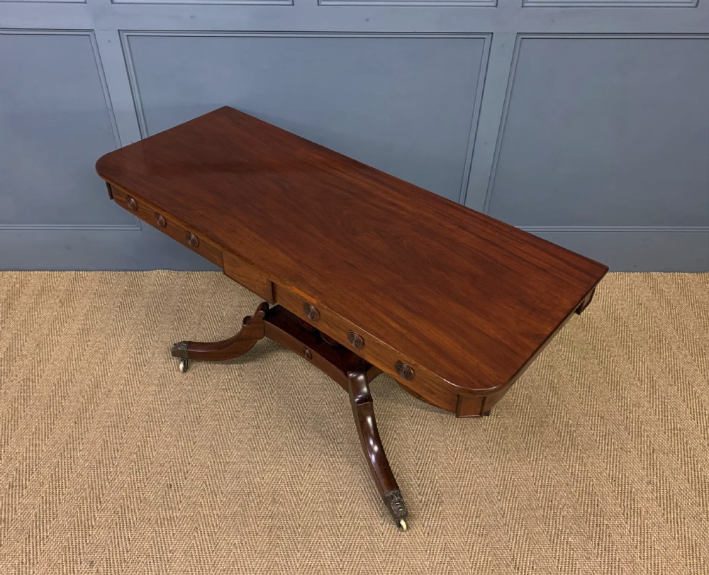 Pair of Georgian Mahogany Console Tables View XVII