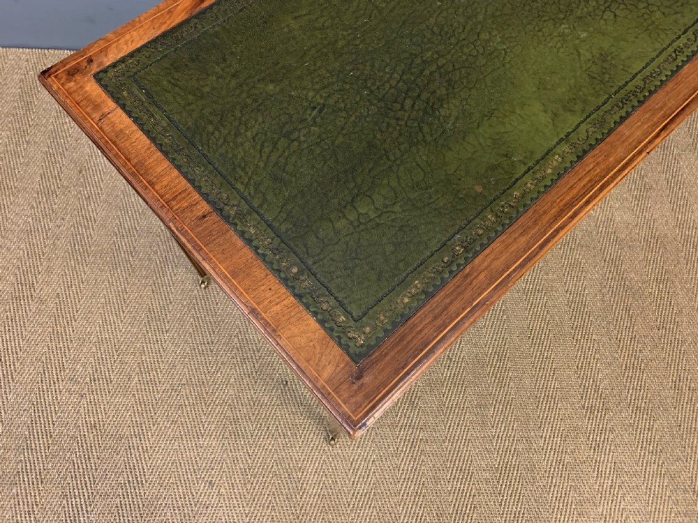 Late 19th Century Inlaid Rosewood Writing Table View XIII
