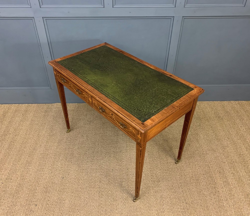 Late 19th Century Inlaid Rosewood Writing Table View XIV