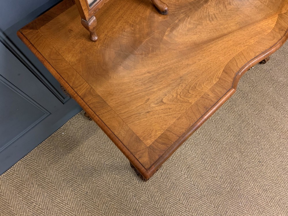 Burr Walnut Dressing Table and Stool View X