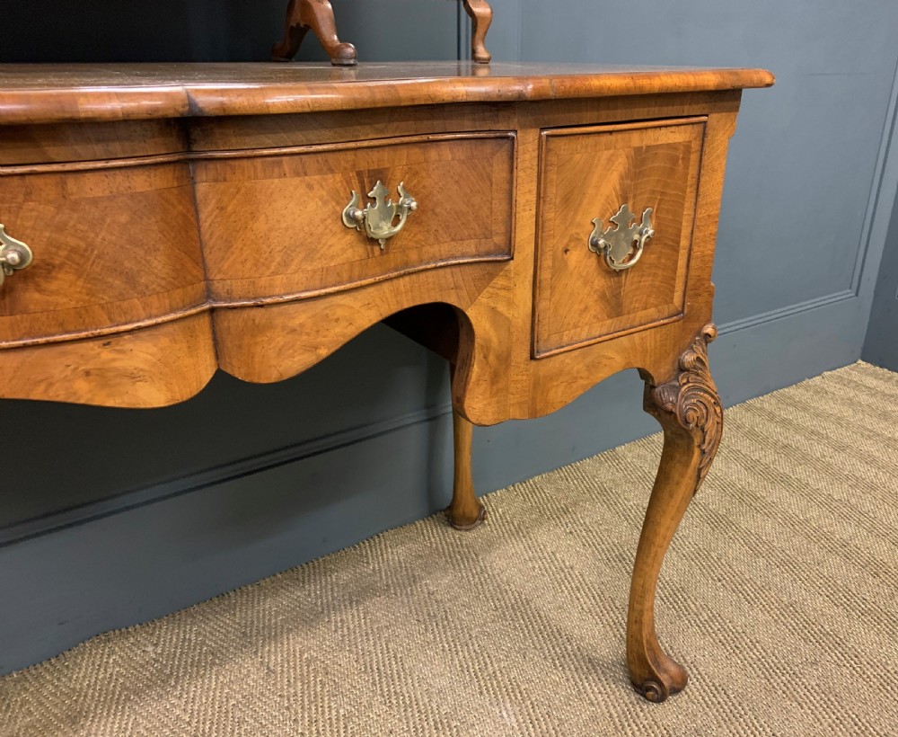 Burr Walnut Dressing Table and Stool View XII