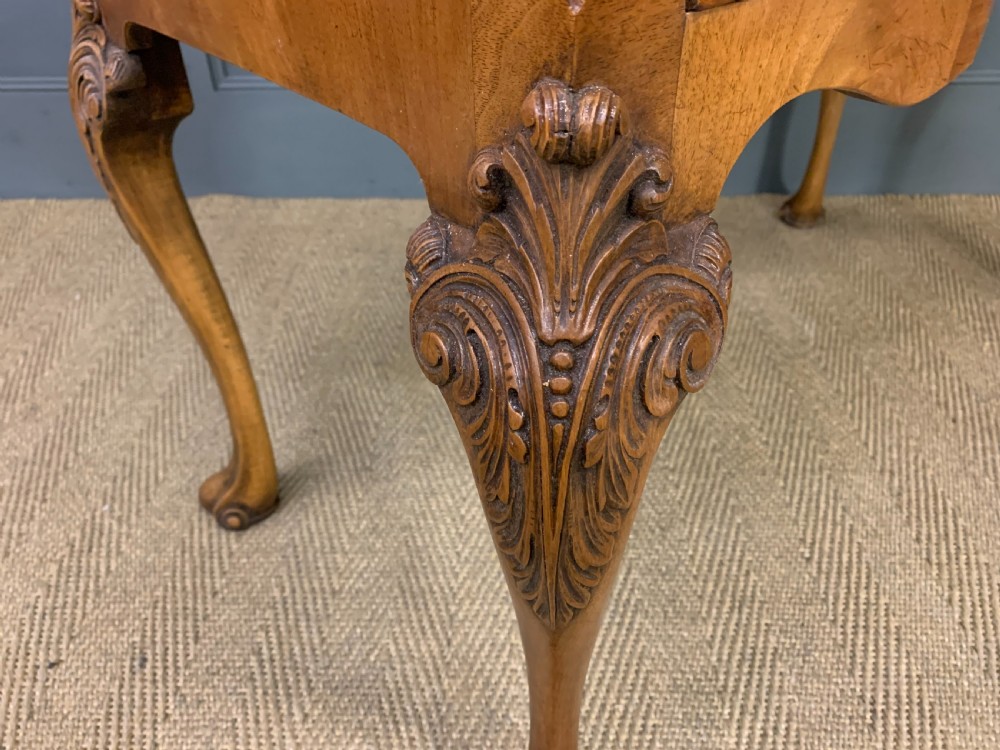 Burr Walnut Dressing Table and Stool View XVII