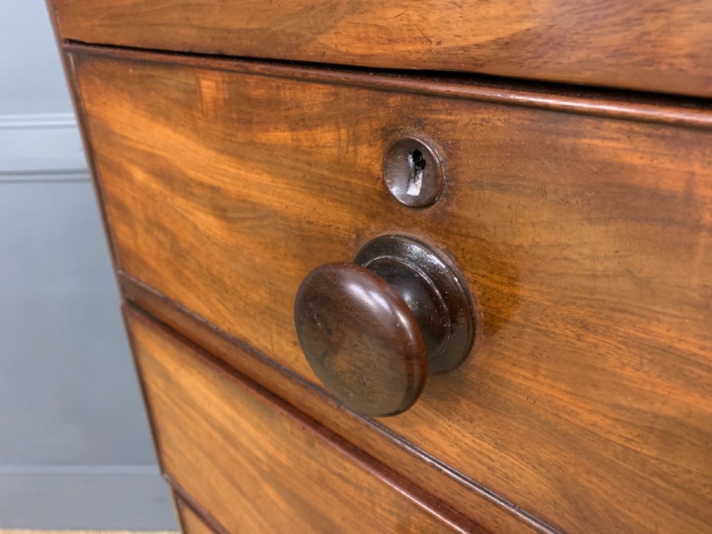 Tall Victorian Mahogany Chest of Drawers View V