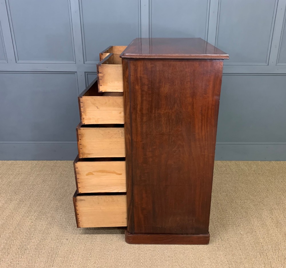 Tall Victorian Mahogany Chest of Drawers View XII