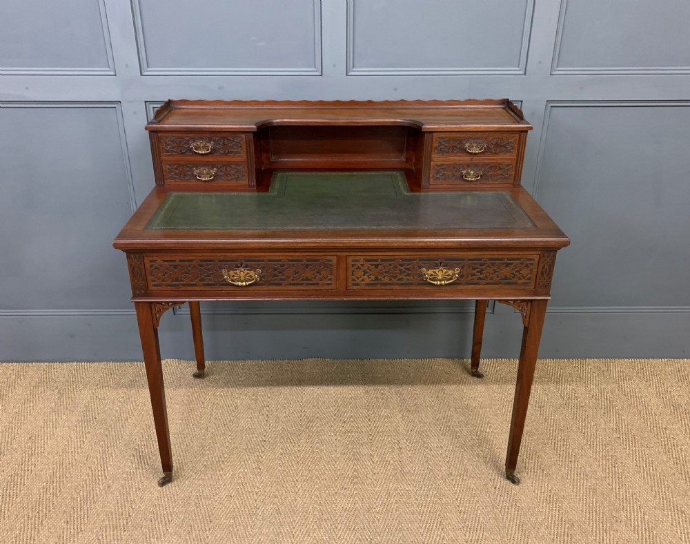 Mahogany Writing Desk by Maple & Co View II