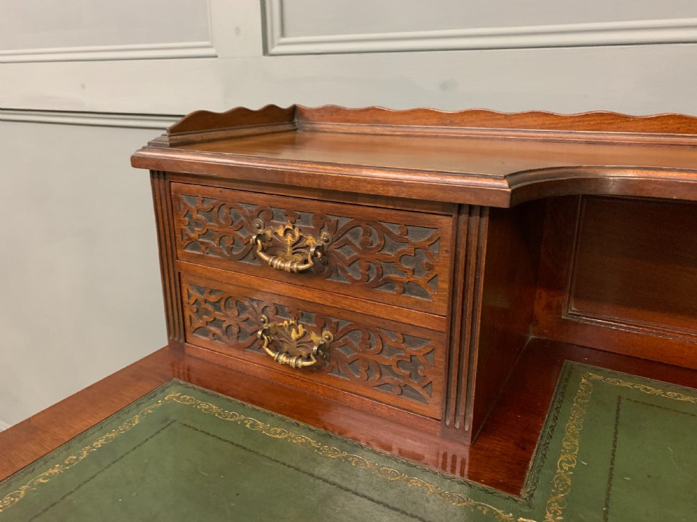 Mahogany Writing Desk by Maple & Co View VII