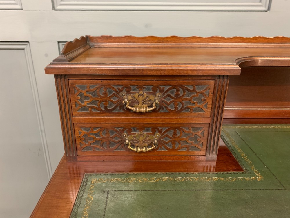 Mahogany Writing Desk by Maple & Co View VIII
