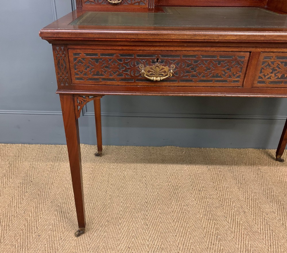 Mahogany Writing Desk by Maple & Co View IX