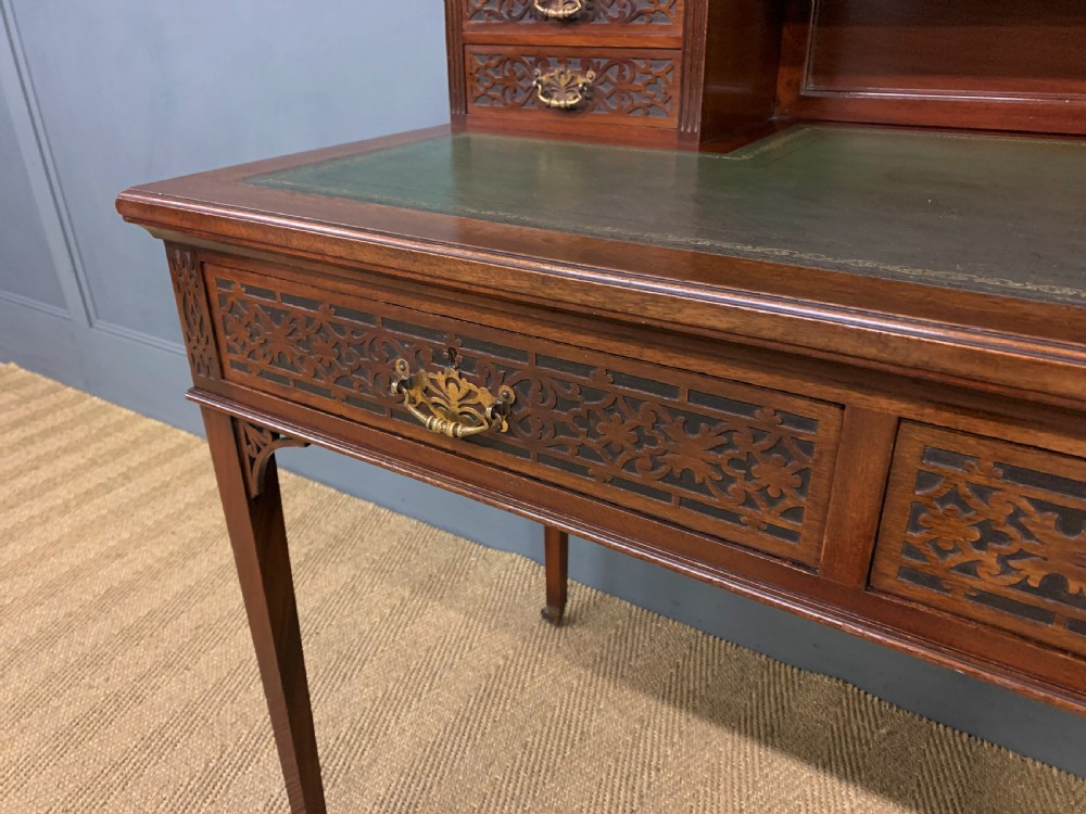 Mahogany Writing Desk by Maple & Co View X