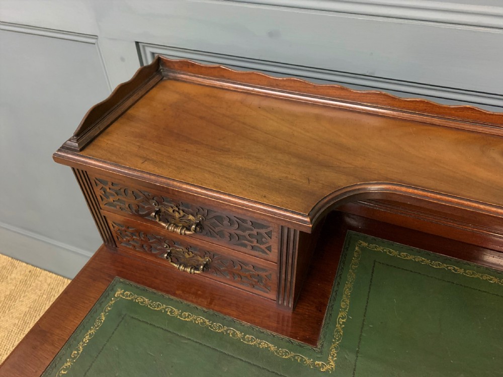 Mahogany Writing Desk by Maple & Co View XIII