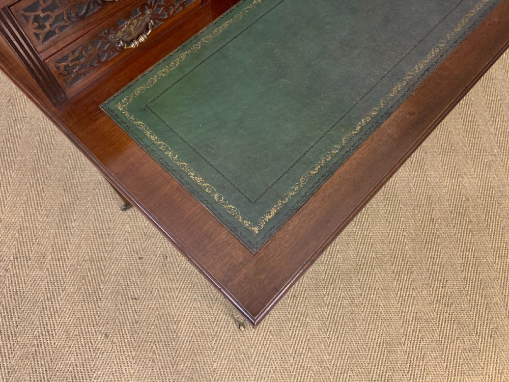 Mahogany Writing Desk by Maple & Co View XVI