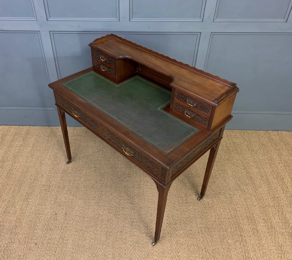 Mahogany Writing Desk by Maple & Co View XVIII