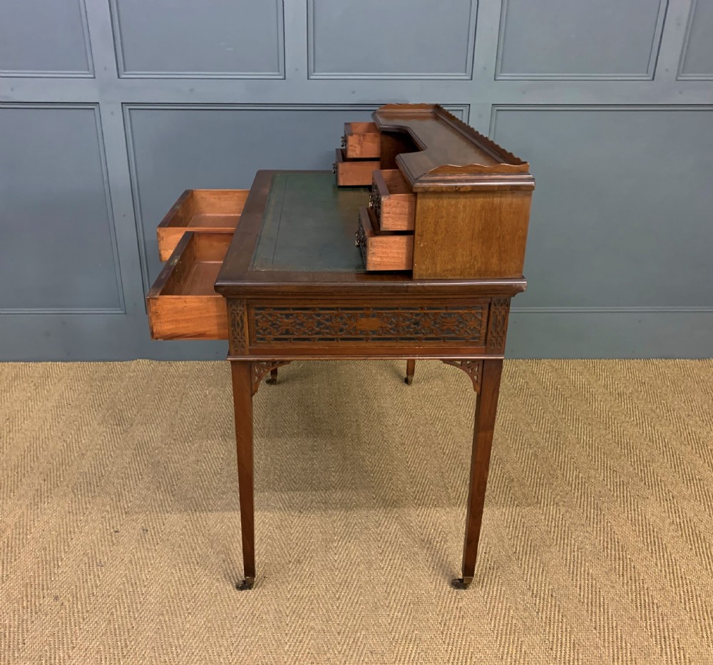 Mahogany Writing Desk by Maple & Co View XX