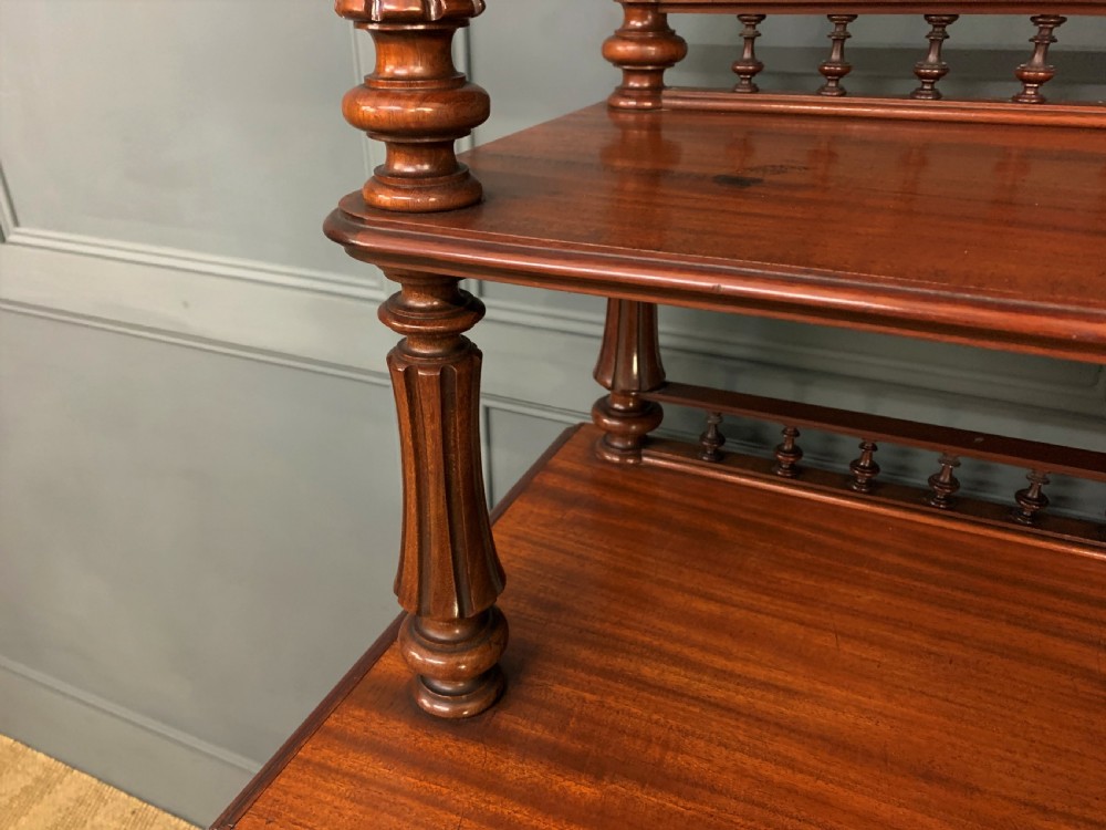 19th Century Mahogany Box Filing Cabinet View X