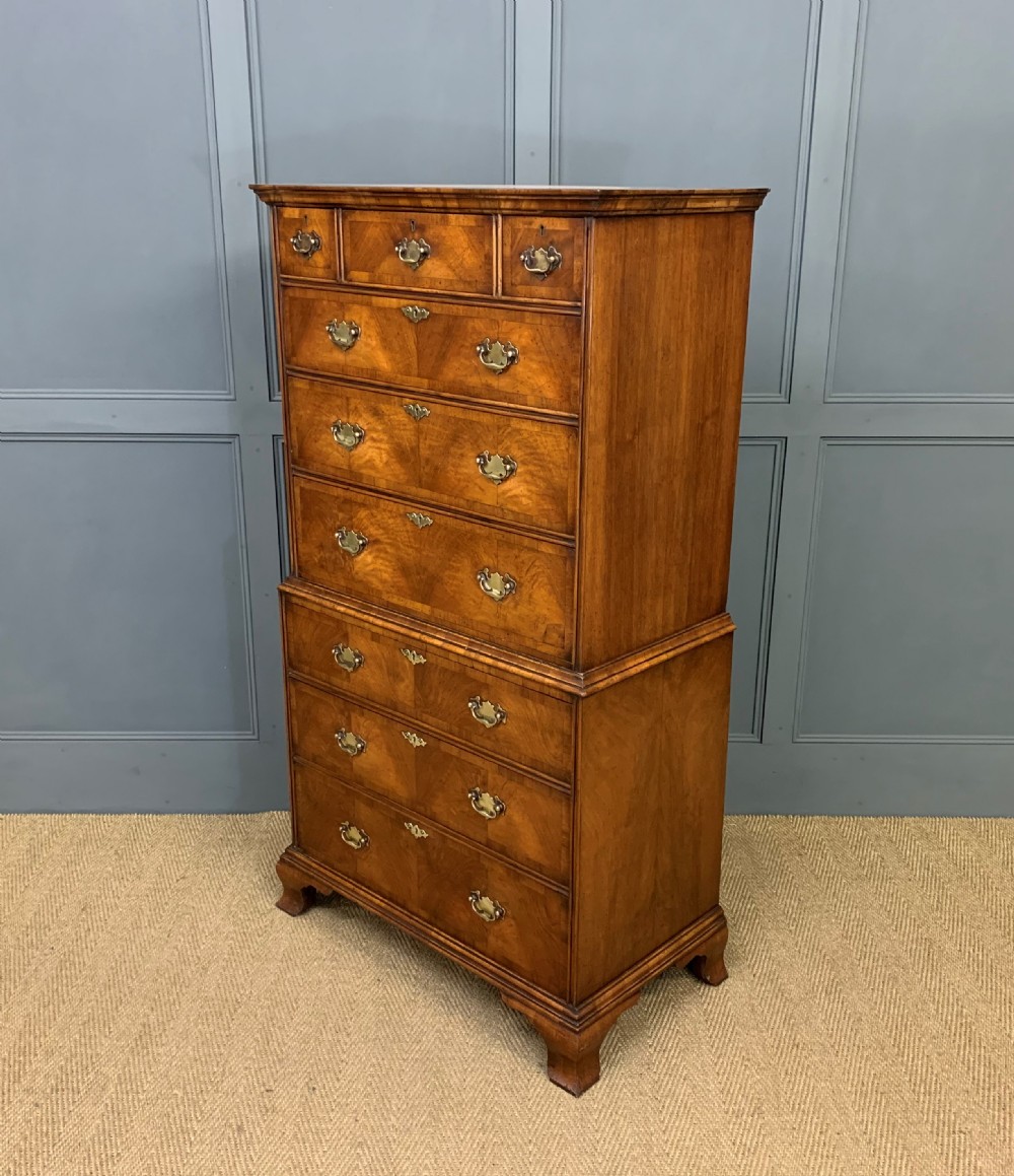 Burr Walnut Chest on Chest View XIII