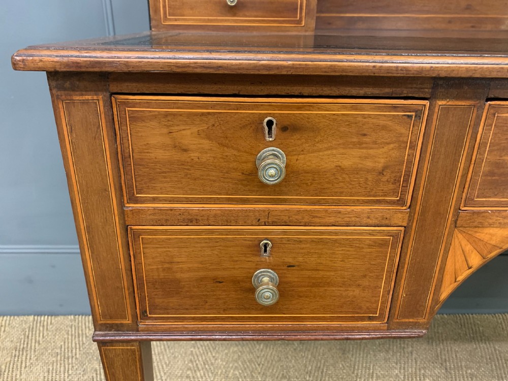 Edwardian Inlaid Mahogany Writing Desk View XIV