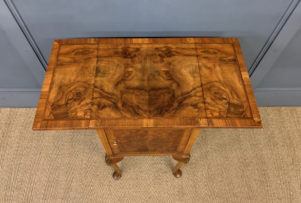 Burr Walnut Night Cupboard View III