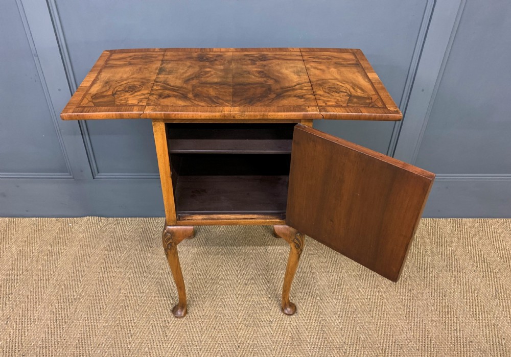Burr Walnut Night Cupboard View IV