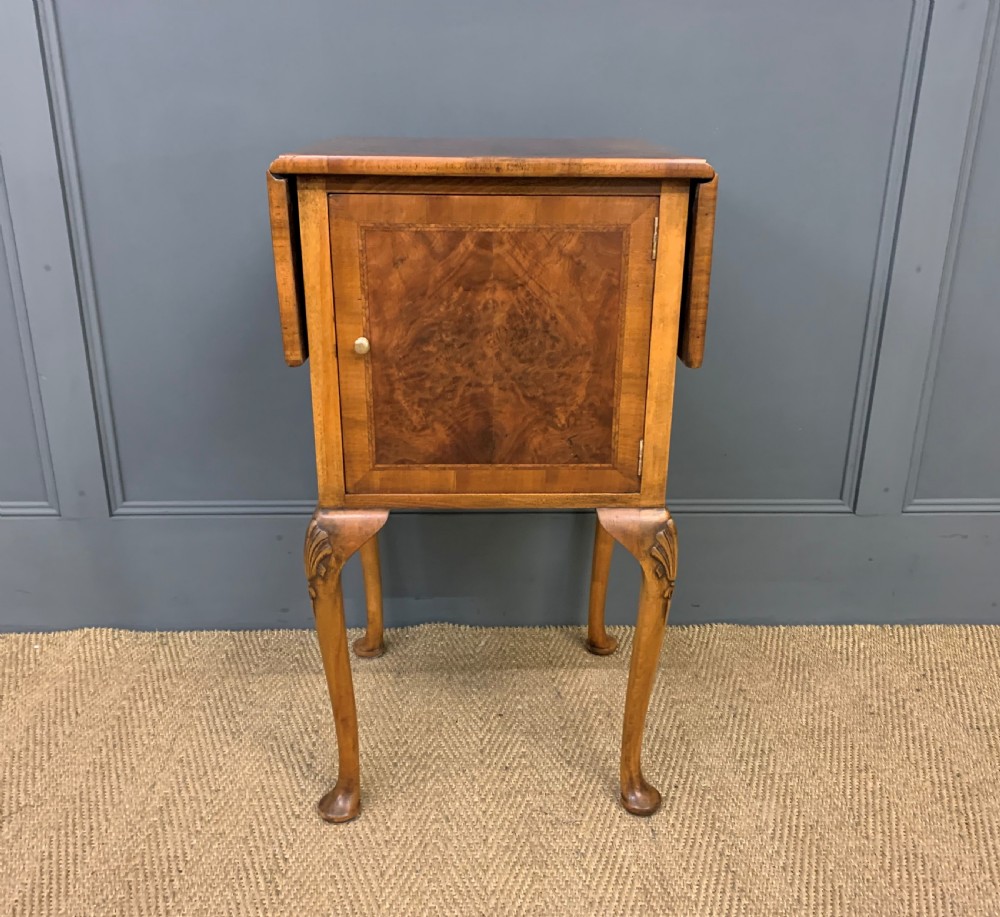 Burr Walnut Night Cupboard View VIII