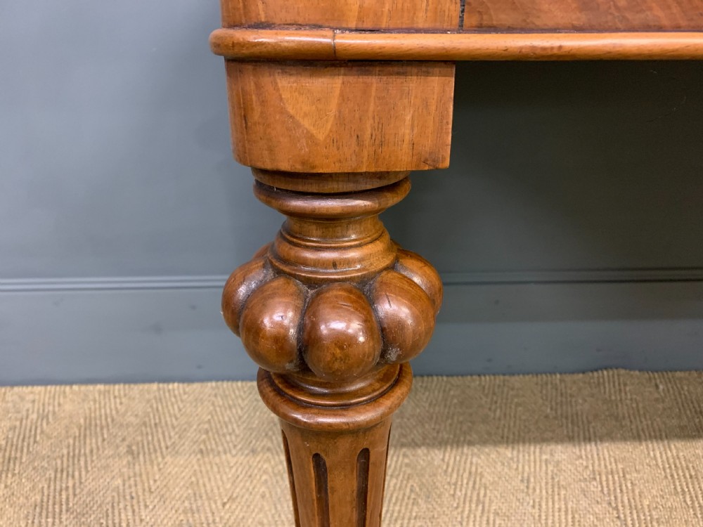 Victorian Burr Walnut Writing Table View II