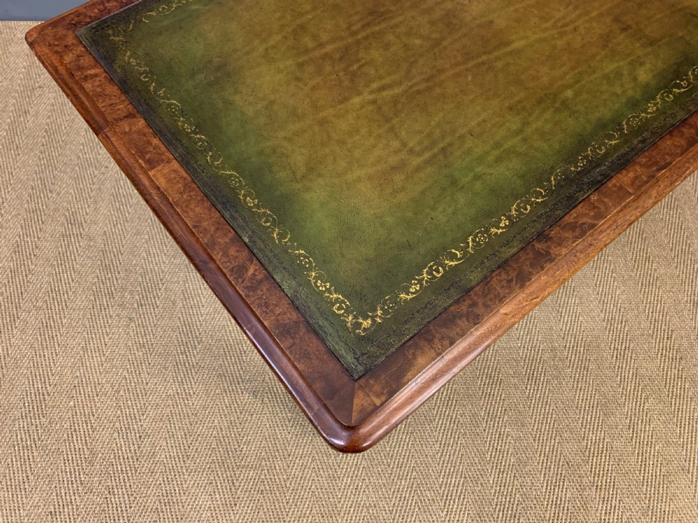 Victorian Burr Walnut Writing Table View III