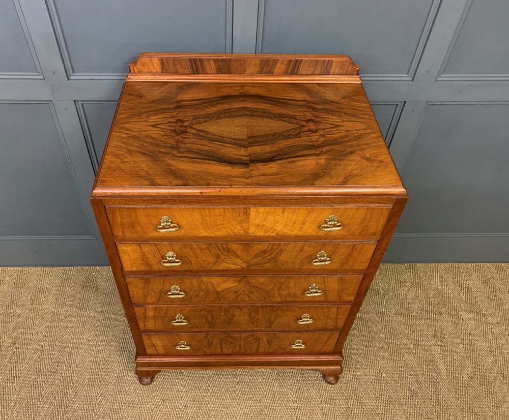 Burr Walnut Chest of Drawers View III