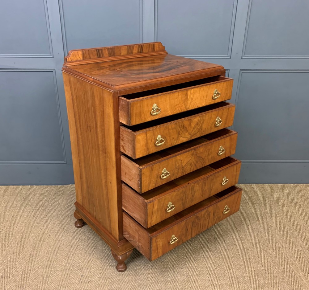 Burr Walnut Chest of Drawers View V