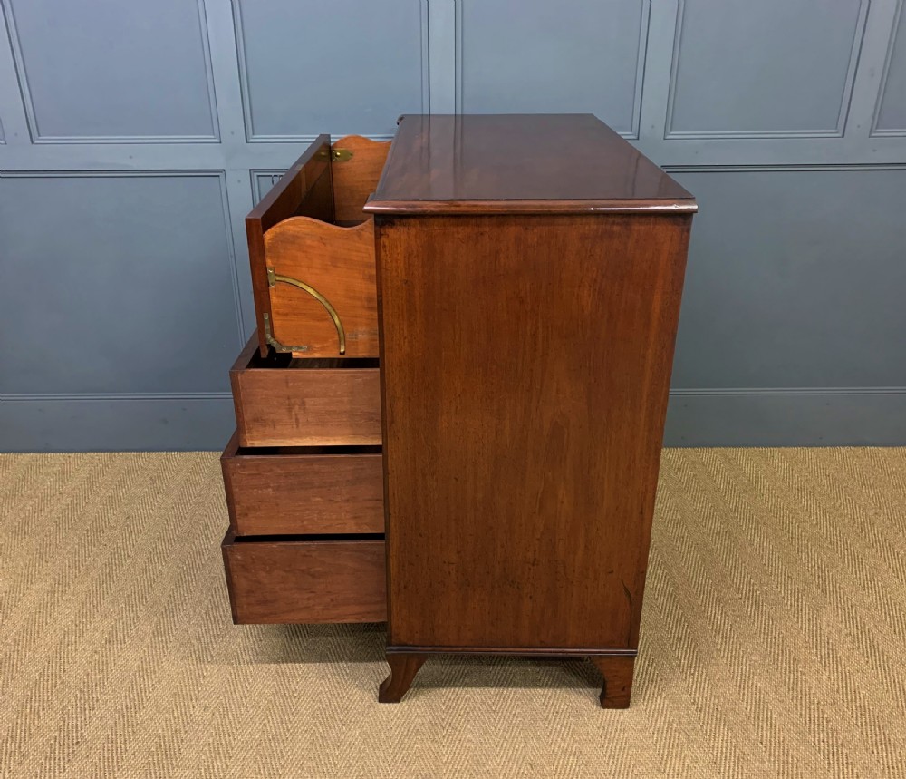 Georgian Mahogany Secretaire Chest of Drawers View V