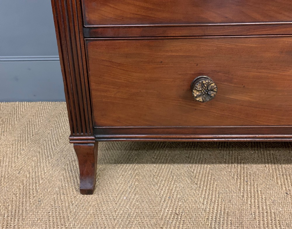 Georgian Mahogany Secretaire Chest of Drawers View X