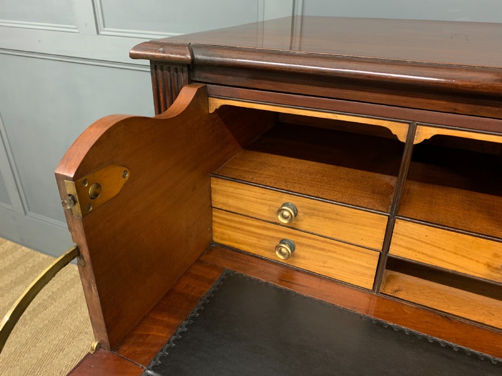 Georgian Mahogany Secretaire Chest of Drawers View XIII