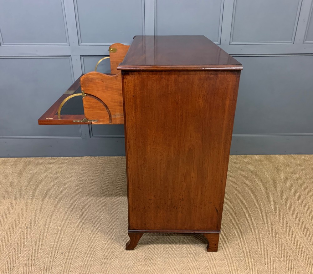Georgian Mahogany Secretaire Chest of Drawers View XXI