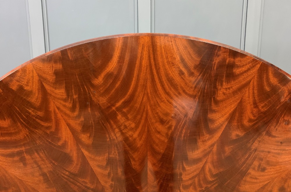 Flame Mahogany Segmented Top Centre Table View V