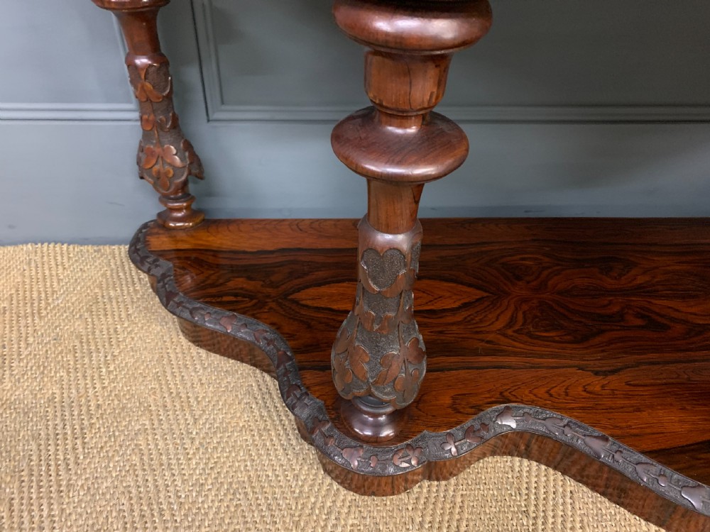 Victorian Rosewood 3 Tier Buffet View IX