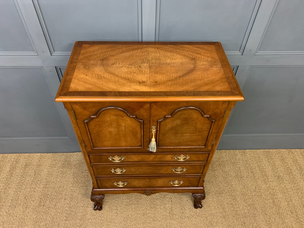 Burr Walnut Press Cupboard View II