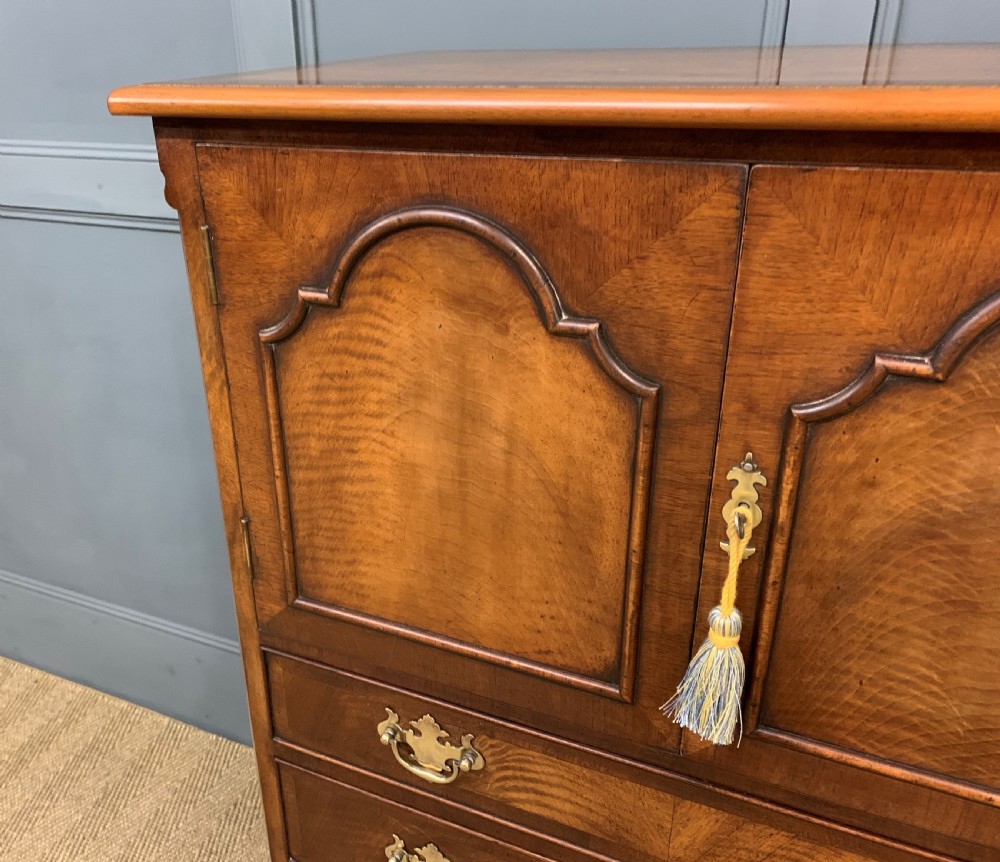 Burr Walnut Press Cupboard View IX