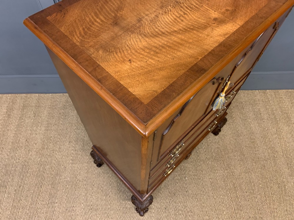 Burr Walnut Press Cupboard View XII
