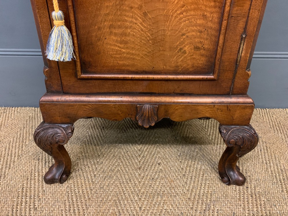 Burr Walnut Bedside Cupboard View VIII