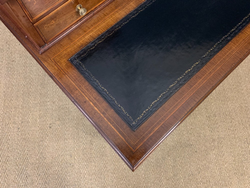 Edwards and Roberts Inlaid Mahogany Writing Desk View III
