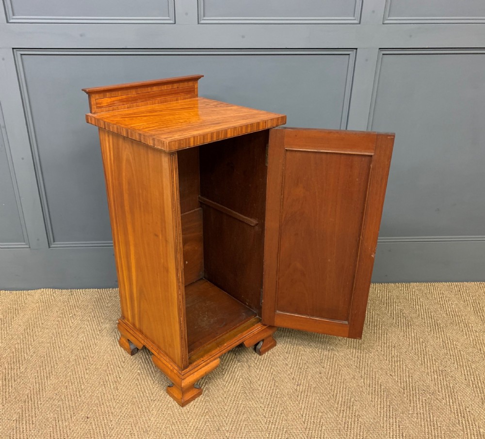 Inlaid Satinwood Bedside Cupboard View VIII