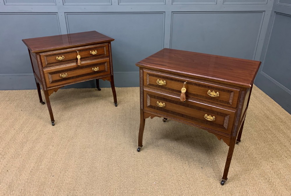 Pair of Mahogany Chests of Drawers