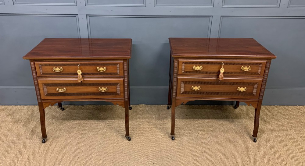 Pair of Mahogany Chests of Drawers View II