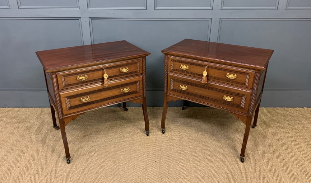 Pair of Mahogany Chests of Drawers View VI