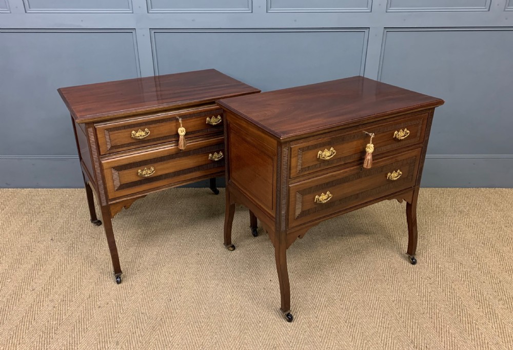 Pair of Mahogany Chests of Drawers View VII