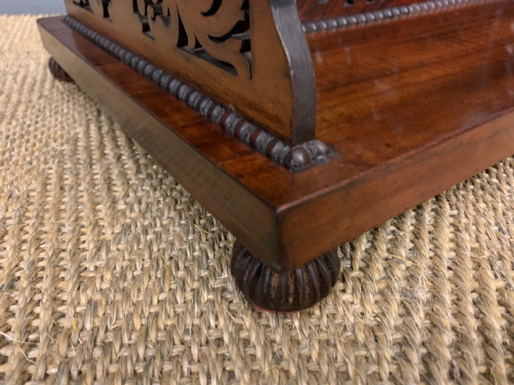 Regency Period Rosewood Book Carrier View II