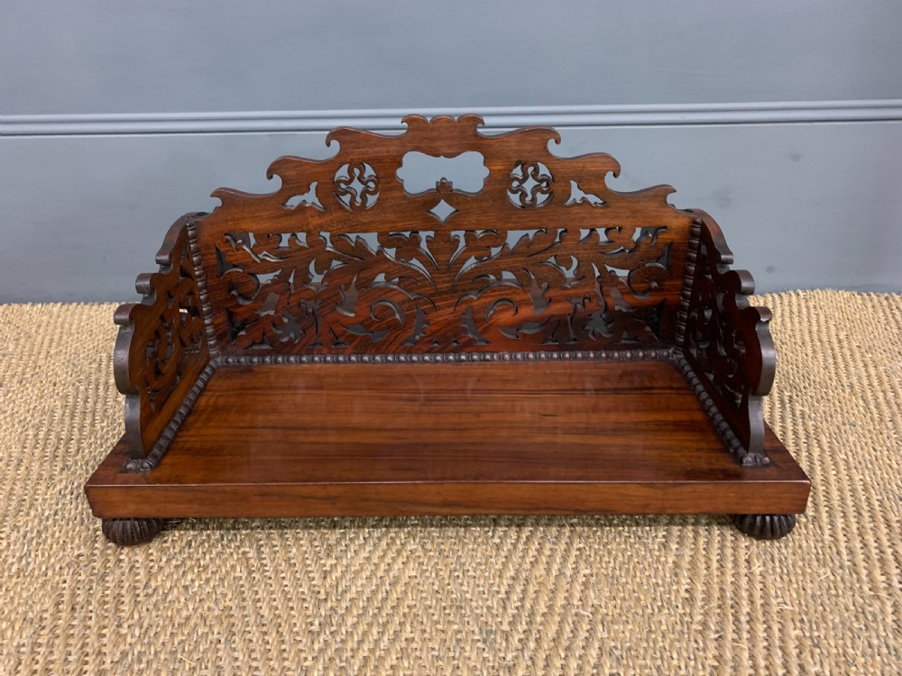 Regency Period Rosewood Book Carrier View V