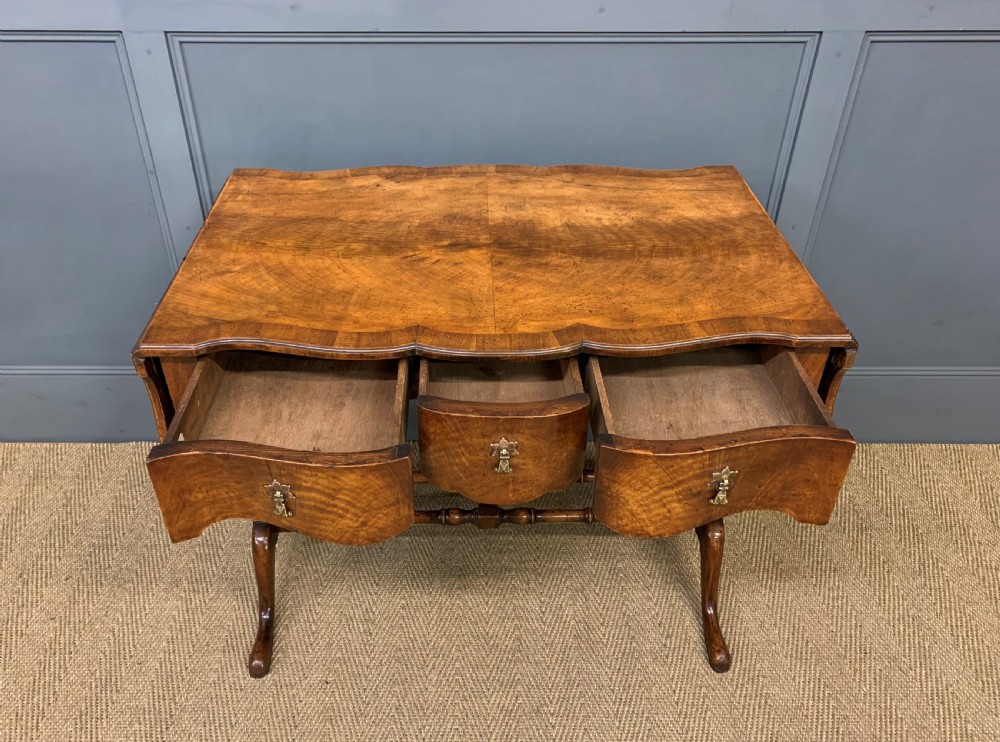 Burr Walnut Sofa Table View II